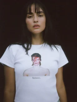 Aladdin Sane Baby Tee -^Réalisation Par Shop