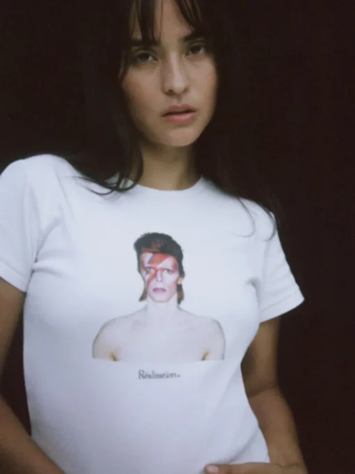 Aladdin Sane Baby Tee -^Réalisation Par Shop