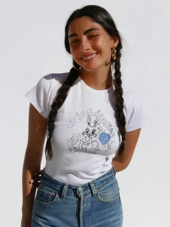 Bunny Tee - Blue Heart^Réalisation Par Fashion