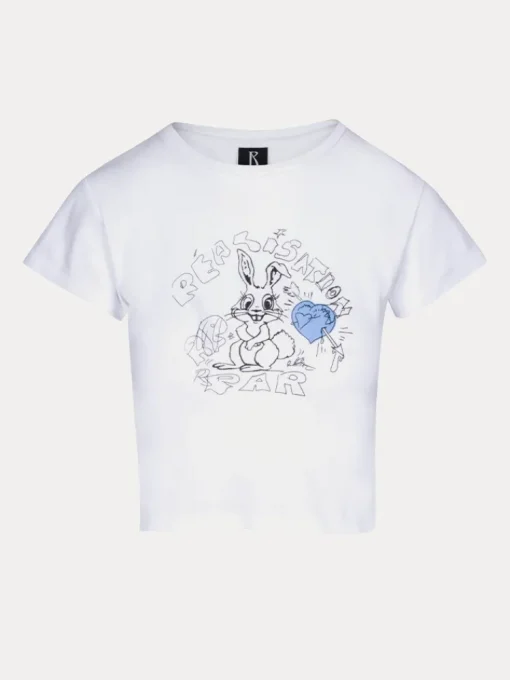 Bunny Tee - Blue Heart^Réalisation Par Fashion