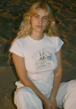 Bunny Tee - Blue Heart^Réalisation Par Fashion