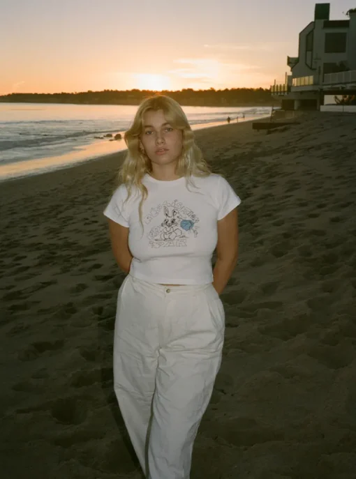 Bunny Tee - Blue Heart^Réalisation Par Fashion