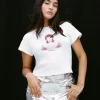 Pin Ups Baby Tee -^Réalisation Par Outlet