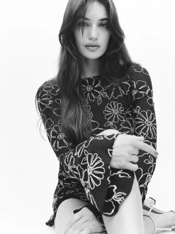 The Brigitte - Embroidered Fleur^Réalisation Par Discount