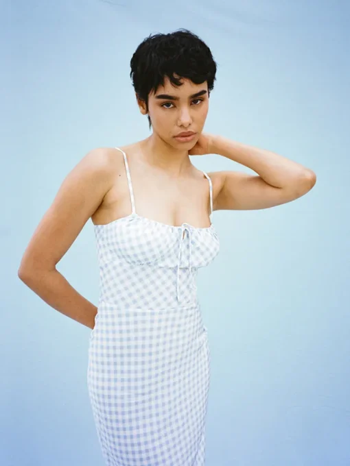 The Elsa - Blue Gingham^Réalisation Par Online