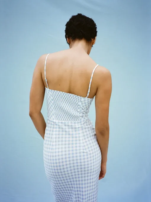 The Elsa - Blue Gingham^Réalisation Par Online
