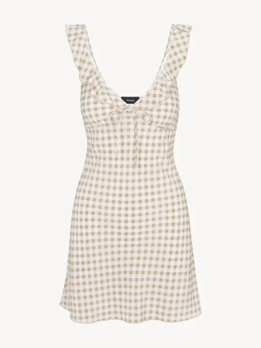 The Hazel - Tan Gingham^Réalisation Par Store