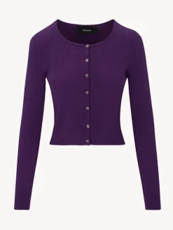 The Winona Cardigan - Deep Purple^Réalisation Par Cheap